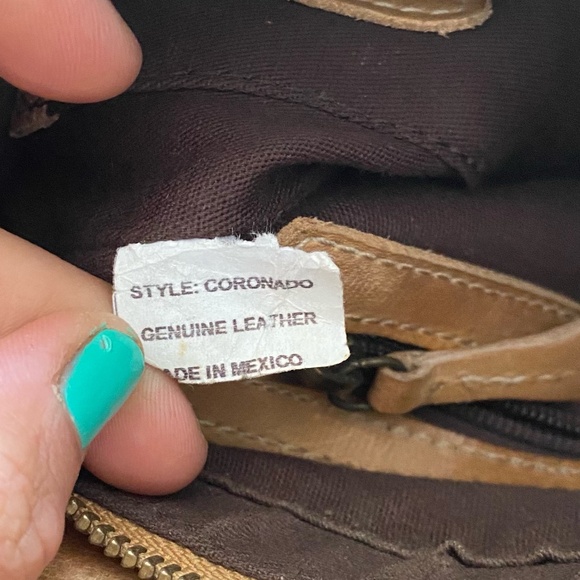 Bed Stu Genuine Leather Coronado Brown Crossbody Bag Women's Purse - Picture 7 of 7
